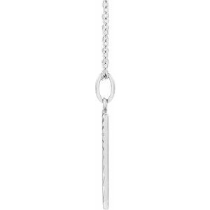 Sterling Silver 16.78 X 9.97 Mm 16-18 In Polished Sun Necklace