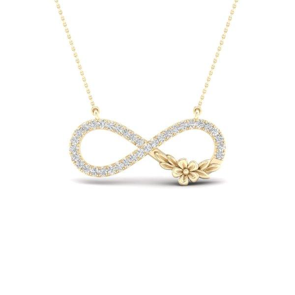 10K Yellow Gold 0.20 Cttw Diamond Ladies Charm