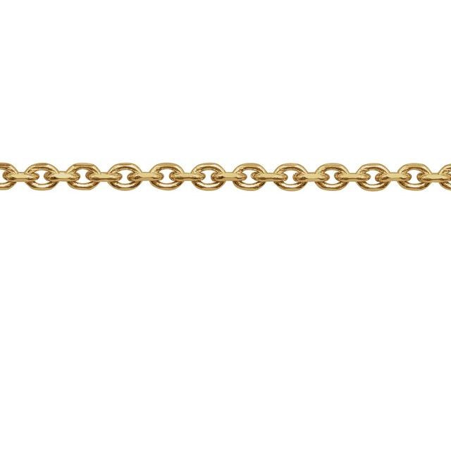 14K Yellow Or White Gold Or Sterling Silver 1.75 Mm Recycled Metal Diamond-Cut Cable Chain