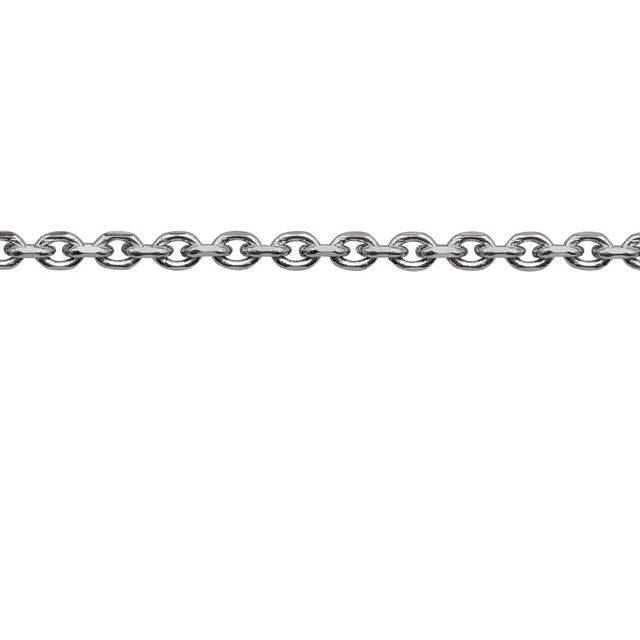 14K Yellow Or White Gold Or Sterling Silver 1.75 Mm Recycled Metal Diamond-Cut Cable Chain
