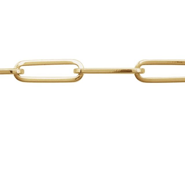 14K Or 18K Yellow Or White Or Rose Gold Or Sterling Silver 3.85 Mm Polished Paperclip-Style Chain