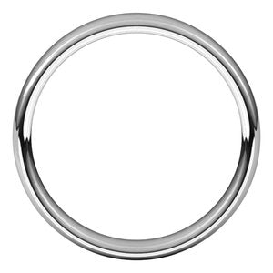 14K Yellow Or White Gold Or Sterling Silver Or Platinum 4.5 mm Comfort-Fit Standard Weight European-Style Band