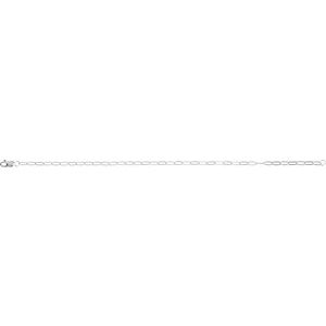 10K Yellow Or White Or Rose Gold 2.1 mm Lobster Clasp Paperclip-Style 7" Chain