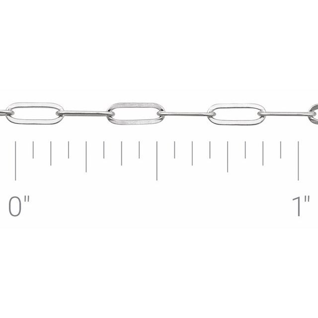 14K Yellow Or White Or Rose Gold Or Gold Filled Or Sterling Silver 2.1 Mm Polished Recycled Metal Paperclip-Style Chain