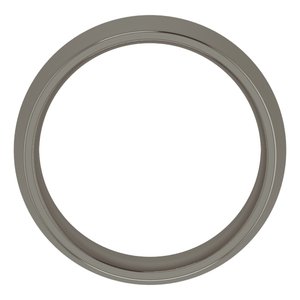 Titanium 7 Mm Comfort-Fit Knife-Edge Comfort Fit Band Size 8.5