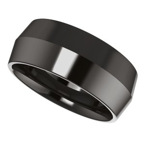 Zirconium Comfort-Fit Knife Band