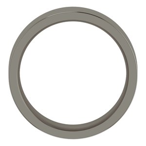 Titanium 6 mm Flat Comfort-Fit Band
