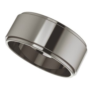 Titanium Stepped-Edge Flat Band