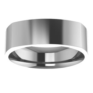 Cobalt 6 mm Square Comfort-Fit Band Size 10