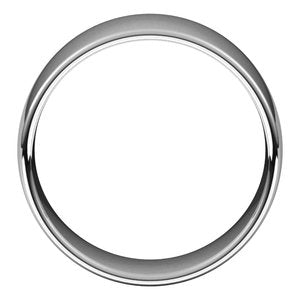 14K Yellow Or White Gold Or Platinum 10 mm Comfort-Fit Lightweight European-Style Band