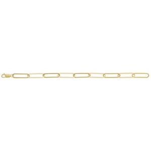 14K Yellow Gold Or Gold Filled Or Sterling Silver Lobster Clasp Paperclip-Style Chain, Width: 6.2 Mm