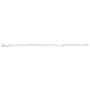 Sterling Silver Lobster Clasp Cable Chain, Length: 7 In, Width: 4.4 Mm