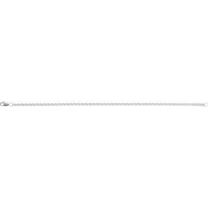 Sterling Silver Lobster Clasp Cable Chain, Length: 7 In, Width: 2.4 Mm