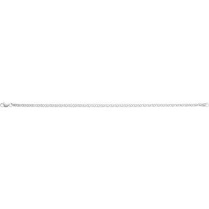 Sterling Silver Lobster Clasp Cable Chain, Length: 7 In, Width: 2.8 Mm