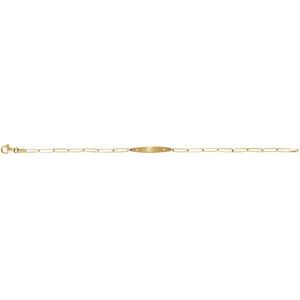 14K Yellow Gold Round 1.2 Mm 25 X 4 Mm I1, G-H Polished .015 Ctw Natural Diamond Engravable Curved 7 In Bracelet Mounting
