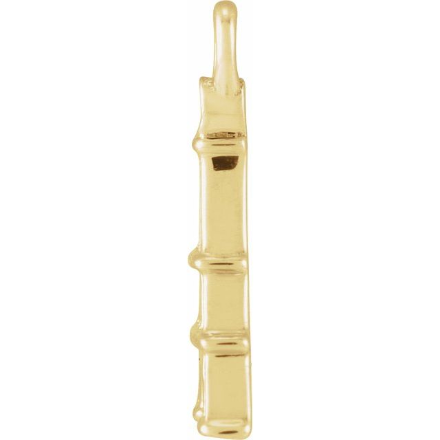 14K Yellow Or White Or Rose Gold Round1.1Mm Si1-Si2, G-H 8.78 X 3.5 Mm Polished Petite Pave .006 Ct Natural Diamond Eiffel Tower Dangle