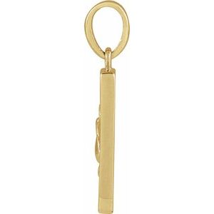 14K Yellow Gold 16.23 X 9 Mm Polished Holy Spirit/Dove Pendant