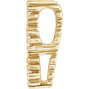 14K Yellow Gold Round 2.3Mm G-I I1-I2 1/8 Ctw Natural Diamond 3-Stone Pendant