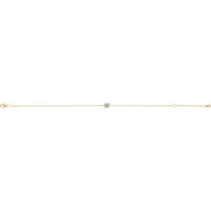 14K Yellow Or White Gold Or Sterling Silver Round 4 Mm 6.5-7.5 In Polished Natural Gemstone Solitaire Bracelet