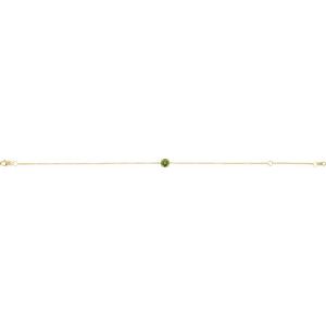 14K Yellow Or White Gold Or Sterling Silver Round 4 Mm 6.5-7.5 In Polished Natural Gemstone Solitaire Bracelet