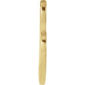14K Yellow Gold Sister 16.6 X 11.2 Mm Polished Sister Pendant