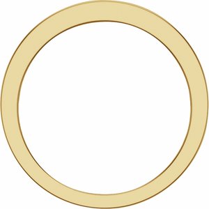 14K Yellow Gold Round 2.3 Mm Polished 1/2 Ctw Lab-Grown Diamond Band Size 10
