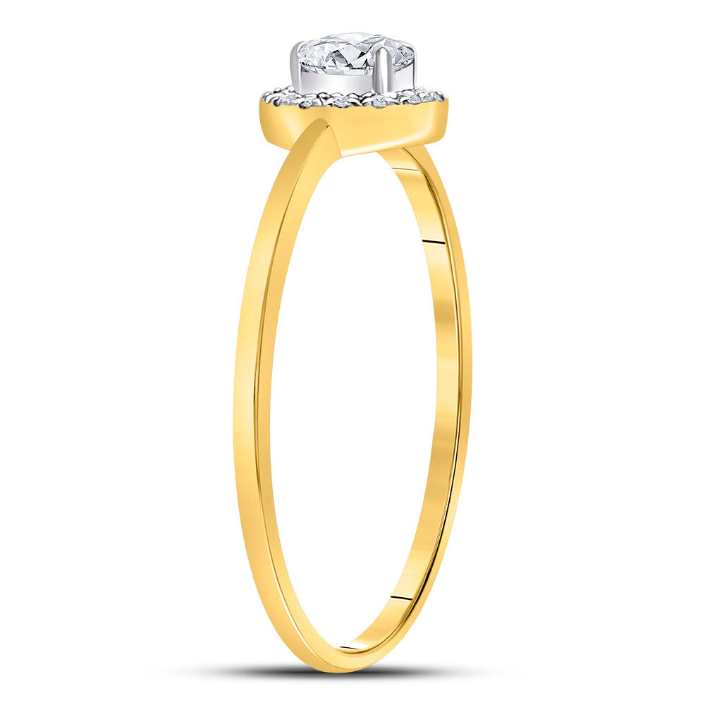 10K White Or Yellow Gold Oval Diamond Halo Bridal Wedding Engagement Ring , Womens Size: 5-10