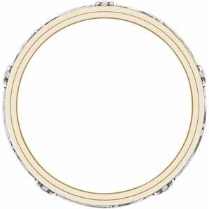 14K Yellow Or White Or Rose Gold Fancy Band