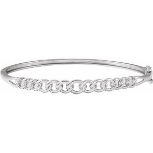 Sterling Silver 5.8 Mm 7 In Polished Bangle Bracelet