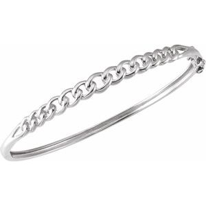 Sterling Silver 5.8 Mm 7 In Polished Bangle Bracelet