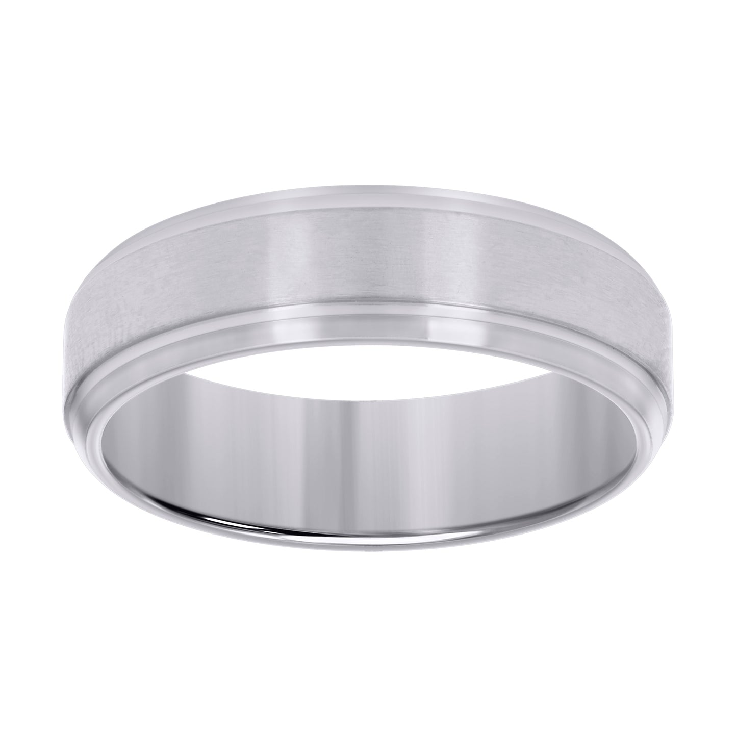 Stainless Steel Men's Comfort-Fit Bridal Anniversary Engagement Wedding Band 7mm