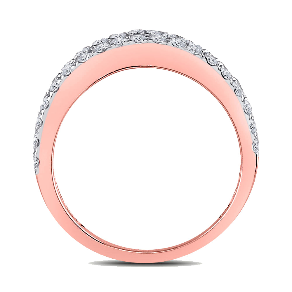 14K Yellow Or Rose Gold Womens Baguette Diamond Anniversary Ring 1-1/2 Cttw, Womens Size: 5-10