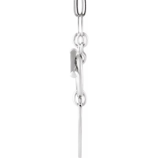 Sterling Silver Heart 15.6 X 12 Mm 18 In Polished Engravable Heart Toggle Styled Necklace