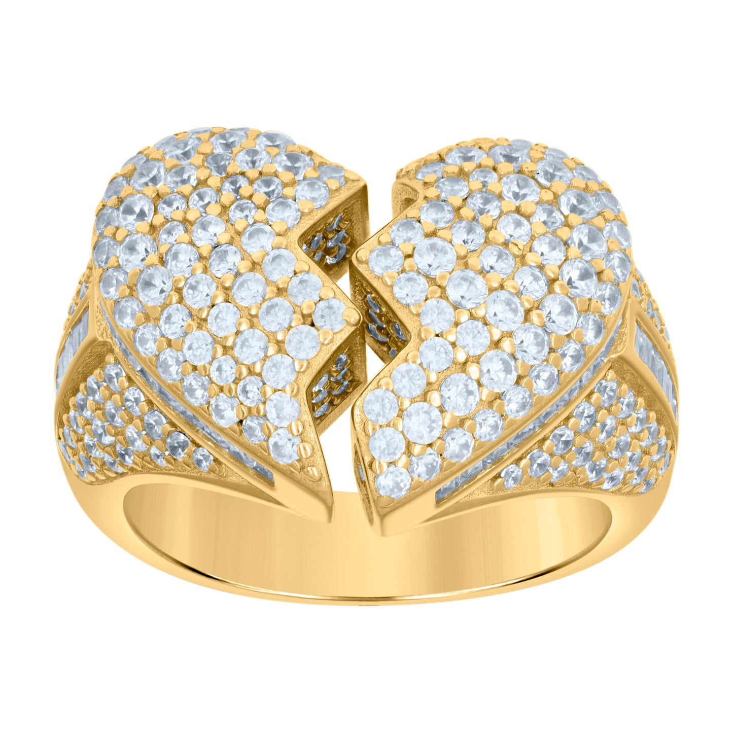 Sterling Silver Or Yellow-tone Mens Cubic-Zirconia Fashion Pinky Bridal Anniversary Wedding Engagement Band Ring