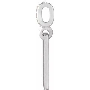 Sterling Silver Round 1Mm G-H I1 .02 Ctw Natural Diamond Faith Over Fear Pendant
