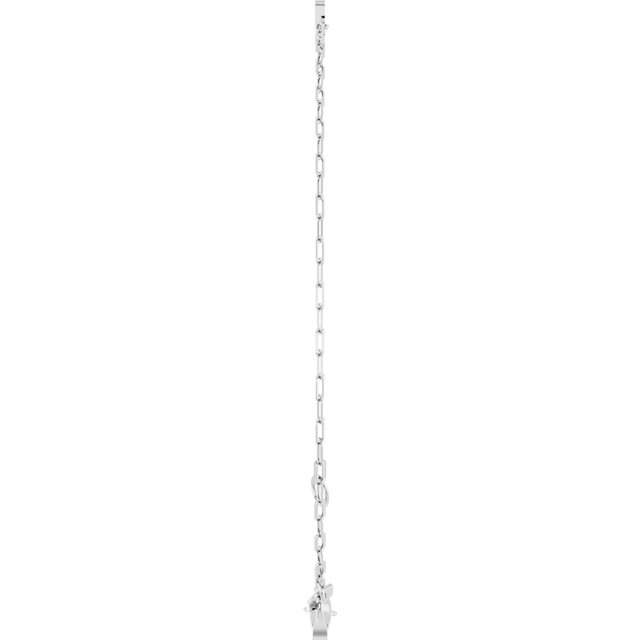 14K Yellow Or White Gold Or Sterling Silver Polished Sans Serif Initial 6.5-7.5 In Bracelet