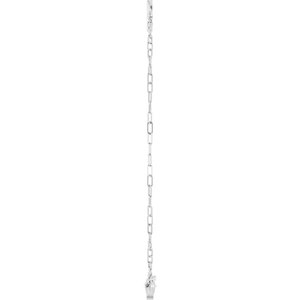 Sterling Silver 14 X 7 Mm 7 In Polished Sideways Cross Bracelet