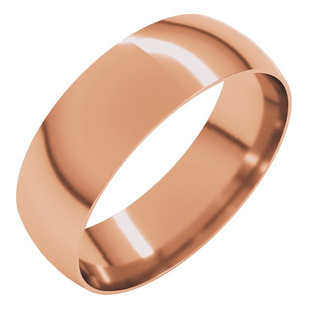 18K Yellow Or White Or Rose Gold Ultra-Lightweight Comfort Fit Band