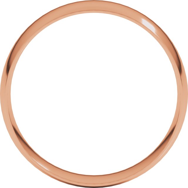 18K Yellow Or White Or Rose Gold Ultra-Lightweight Comfort Fit Band