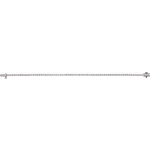 14K Yellow Or White Gold Round 2.1Mm Si1-Si2, G-H 3 CTW Lab-Grown Diamond Line 7" Bracelet