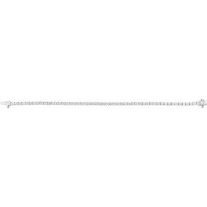 14K Yellow Or White Gold Round 2.9Mm Si1-Si2, G-H 5 CTW Lab-Grown Diamond Line 7" Bracelet