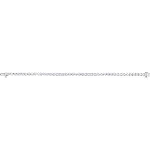 14K Yellow Or White Gold Round 3.2Mm Si1-Si2, G-H 6 CTW Lab-Grown Diamond Line 7" Bracelet