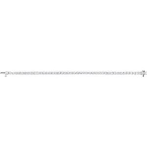 14K Yellow Or White Gold Round 3.4Mm Si1-Si2, G-H 7 CTW Lab-Grown Diamond Line 7" Bracelet