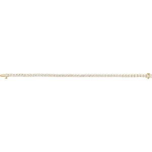 14K Yellow Or White Gold Round 3.2Mm Si1-Si2, G-H 6 CTW Lab-Grown Diamond Line 7" Bracelet