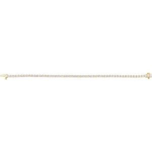 14K Yellow Or White Gold Round 2.9Mm Si1-Si2, G-H 5 CTW Lab-Grown Diamond Line 7" Bracelet