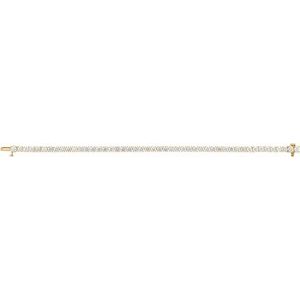 14K Yellow Or White Gold Round 3.4Mm Si1-Si2, G-H 7 CTW Lab-Grown Diamond Line 7" Bracelet