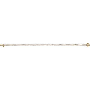 14K Yellow Or White Gold Round 2.1Mm Si1-Si2, G-H 3 CTW Lab-Grown Diamond Line 7" Bracelet