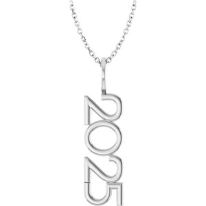 Sterling Silver 16-18 In Polished Vertical Necklace