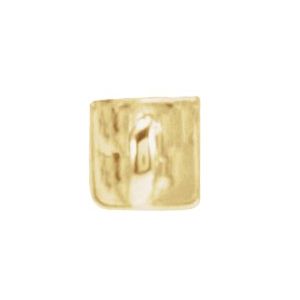 14K Yellow Gold 28.5 X 2.5 Mm Polished Four Sided Engravable Bar Necklace Center