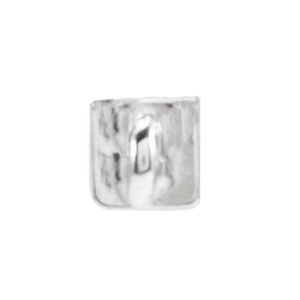 Sterling Silver 28.5 X 2.5 Mm Polished Four Sided Engravable Bar Necklace Center
